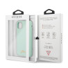 Guess GUHCN65LSLMGG Silicone Vintage Gold Logo Hard Case for iPhone 11 Pro Max / green