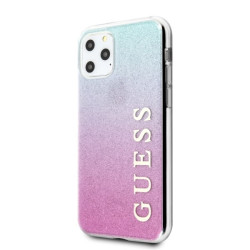 Guess GUHCN65PCUGLPBL Hardcase Glitter Gradient for iPhone 11 Pro Max / pink blue