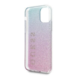 Guess GUHCN65PCUGLPBL Hardcase Glitter Gradient for iPhone 11 Pro Max / pink blue