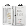 Guess GUHCN65TPUWHGLG Glitter 4G Circle Logo Hard Case for iPhone 11 Pro Max / white