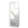 Guess GUHCP12LGLVSSI Glitter Vintage Script Hardcase for iPhone 12 Pro Max 6,7" / silver