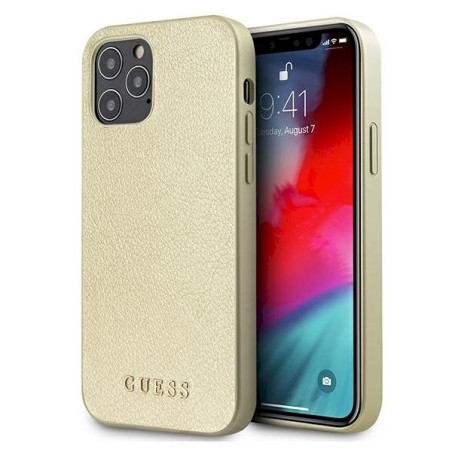 Guess GUHCP12LIGLGO Hardcase Iridescent for iPhone 12 Pro Max 6,7" / gold