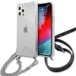Guess GUHCP12LKC4GSSI Hardcase 4G for iPhone 12 Pro Max 6,7" / transparent