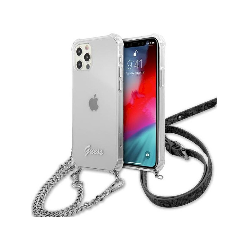 Guess GUHCP12LKC4GSSI Hardcase 4G for iPhone 12 Pro Max 6,7" / transparent