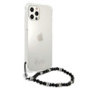 Guess GUHCP12LKPSBK Hardcase for iPhone 12 Pro Max 6,7" / Transparent Black Pearl