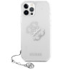 Guess GUHCP12LKS4GSI Hardcase 4G Silver Charms Collection for iPhone 12 Pro Max 6,7" / transparent