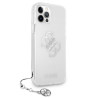 Guess GUHCP12LKS4GSI Hardcase 4G Silver Charms Collection for iPhone 12 Pro Max 6,7" / transparent