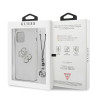 Guess GUHCP12LKS4GSI Hardcase 4G Silver Charms Collection for iPhone 12 Pro Max 6,7" / transparent