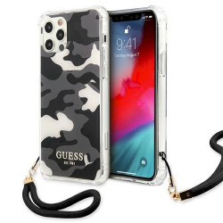 Guess GUHCP12LKSARBK Camo Collection Hardcase for iPhone 12 Pro Max 6.7" / black