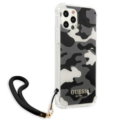 Guess GUHCP12LKSARBK Camo Collection Hardcase for iPhone 12 Pro Max 6.7" / black