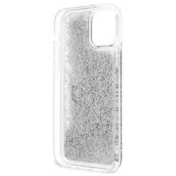 Guess GUHCP12LLG4GSI Hardcase 4G Big Liquid Glitter for iPhone 12 Pro Max 6,7" / silver