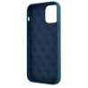 Guess GUHCP12LLSLMGBL Metal Logo Script hardcase for iPhone 12 Pro Max 6,7" / blue
