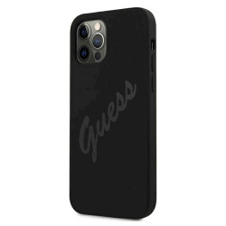Guess GUHCP12LLSVSBK Script Vintage hardcase for iPhone 12 Pro Max 6,7" / black