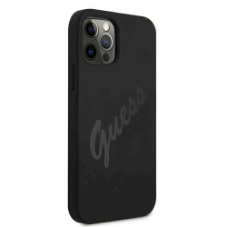 Guess GUHCP12LLSVSBK Script Vintage hardcase for iPhone 12 Pro Max 6,7" / black