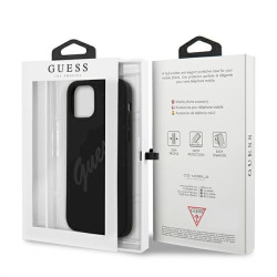 Guess GUHCP12LLSVSBK Script Vintage hardcase for iPhone 12 Pro Max 6,7" / black