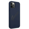 Guess GUHCP12LLSVSBL Script Vintage Hardcase for iPhone 12 Pro Max 6,7" / blue
