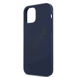 Guess GUHCP12LLSVSBL Script Vintage Hardcase for iPhone 12 Pro Max 6,7" / blue