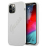 Guess GUHCP12LLSVSCR Script Vintage hardcase for iPhone 12 Pro Max 6,7" / cream