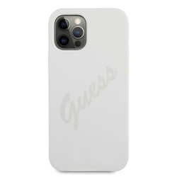 Guess GUHCP12LLSVSCR Script Vintage hardcase for iPhone 12 Pro Max 6,7" / cream