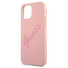 Guess GUHCP12LLSVSPI Script Vintage hardcase for iPhone 12 Pro Max 6,7" / pink