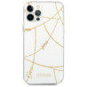 Guess GUHCP12LPCUCHWH Gold Chain Collection Hardcase for iPhone 12 Pro Max 6,7" / white