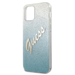 Guess GUHCP12LPCUGLSBL Glitter Gradient Script hardcase for iPhone 12 Pro Max 6,7" / blue