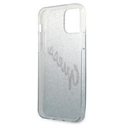 Guess GUHCP12LPCUGLSBL Glitter Gradient Script hardcase for iPhone 12 Pro Max 6,7" / blue