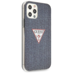 Guess GUHCP12LPCUJULDB Jeans Collection Hardcase for iPhone 12 Pro Max 6,7" / dark blue