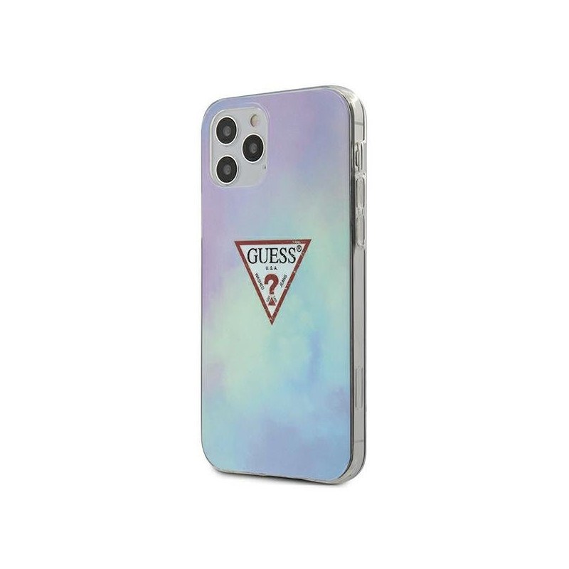 Guess GUHCP12LPCUMCGC02 Tie & Die Collection Hardcase for iPhone 12 Pro Max 6,7" / blue