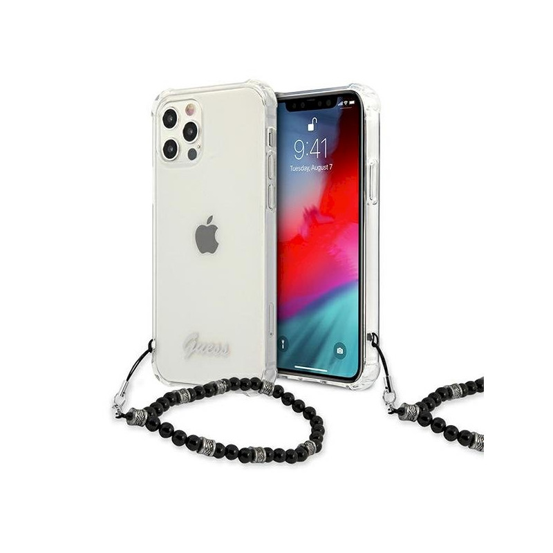 Guess GUHCP12MKPSBK Hardcase for iPhone 12/12 Pro 6,1" / Black Pearl