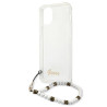 Guess GUHCP12MKPSWH Hardcase for iPhone 12/12 Pro 6,1" / Transparent White Pearl