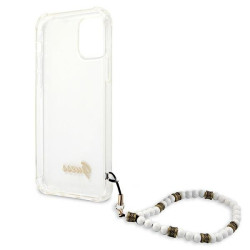 Guess GUHCP12MKPSWH Hardcase for iPhone 12/12 Pro 6,1" / Transparent White Pearl
