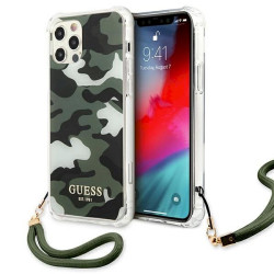 Guess GUHCP12MKSARKA Camo Collection Hardcase for iPhone 12/12 Pro 6,1" / khaki