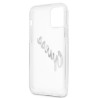 Guess GUHCP12MKTRSVSI Hardcase Vintage Script for iPhone 12/12 Pro 6,1" / transparent silver