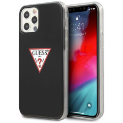 Guess GUHCP12MPCUCTLBK Triangle Collection Hardcase for iPhone 12/12 Pro 6,1" / black
