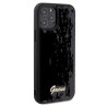 Guess GUHCP12MPSFDGSK Sequin Script Metal Hardcase for iPhone 12/12 Pro 6.1" / black