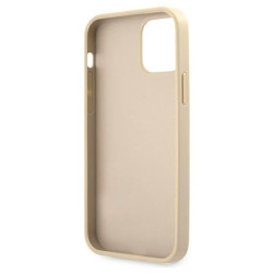 Guess GUHCP12MRSAVSLG Saffiano Vintage Script Hardcase for iPhone 12/12 Pro 6,1" / gold