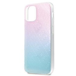 Guess GUHCP12S3D4GGBP Hardcase 4G 3D Pattern Collection for iPhone 12 mini 5,4" / blue&pink