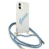Guess GUHCP12SCRTVSBL Script Vintage hardcase for iPhone 12 mini 5,4" / blue