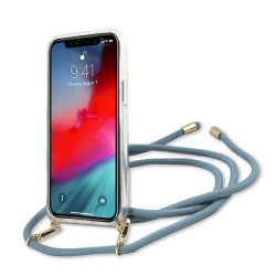 Guess GUHCP12SCRTVSBL Script Vintage hardcase for iPhone 12 mini 5,4" / blue