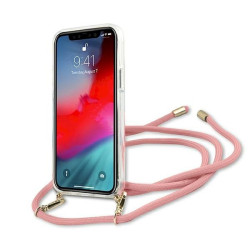 Guess GUHCP12SCRTVSPI Script Vintage Hardcase for iPhone 12 mini 5,4" / pink