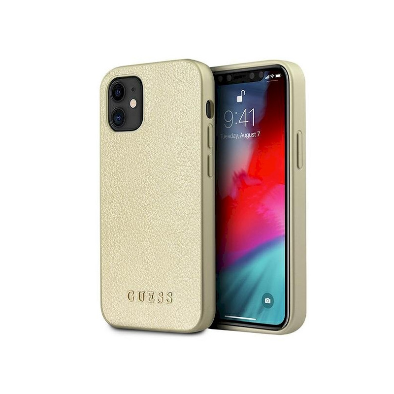 Guess GUHCP12SIGLGO Hardcase for iPhone 12 mini 5,4" / gold
