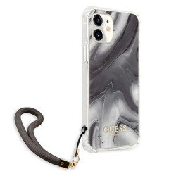 Guess GUHCP12SKSMAGR Marble Collection Hardcase for iPhone 12 mini 5,4" / grey