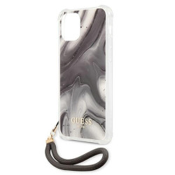 Guess GUHCP12SKSMAGR Marble Collection Hardcase for iPhone 12 mini 5,4" / grey