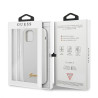 Guess GUHCP12SLSLMGWH Metal Logo Script Hardcase for iPhone 12 mini 5,4" / white