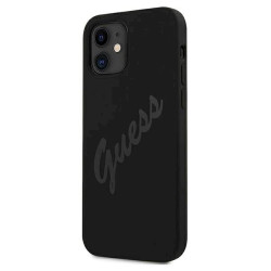 Guess GUHCP12SLSVSBK Script Vintage Hardcase for iPhone 12 mini 5,4" / black