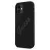 Guess GUHCP12SLSVSBK Script Vintage Hardcase for iPhone 12 mini 5,4" / black