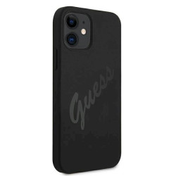 Guess GUHCP12SLSVSBK Script Vintage Hardcase for iPhone 12 mini 5,4" / black