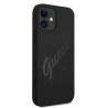 Guess GUHCP12SLSVSBK Script Vintage Hardcase for iPhone 12 mini 5,4" / black