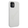 Guess GUHCP12SLSVSCR Script Vintage Hardcase for iPhone 12 mini 5,4" / cream